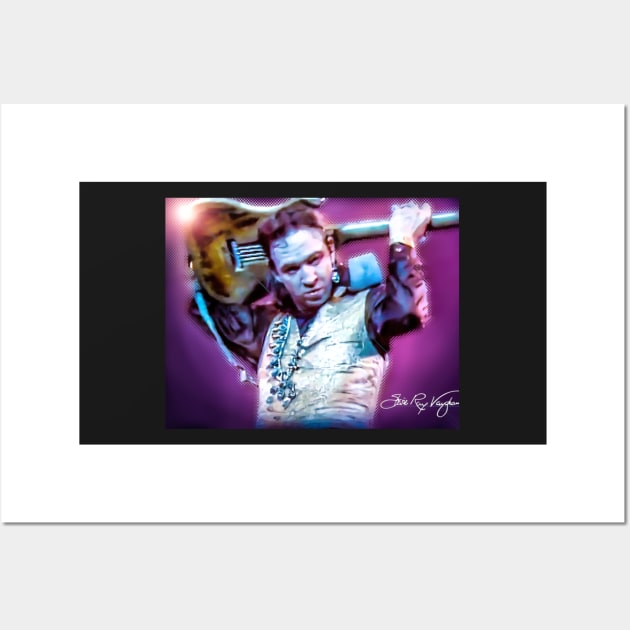 Stevie Ray Vaughan Wall Art by xnewsomefiles